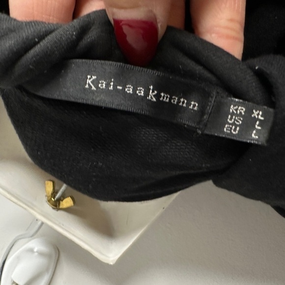 Kai-aakmann Button Jacket Hooded Black Large - Picture 3 of 11